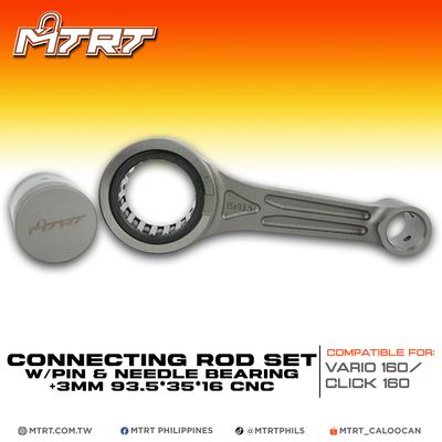 CONN ROD SET VARIO 160 / CLICK 160 +3MM CNC