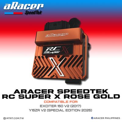 ARACER speedtek ECU RC SUPER X ROSE GOLD EXCITER150 V2 (2017)/Y15ZR V2( SPECIAL EDITION2025)