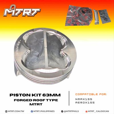PISTON KIT NMAX/AEROX 63MM FORGED ROOF TYPE MTRT