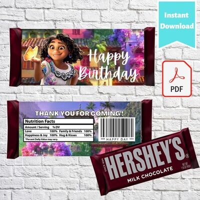 Encanto Chocolate Candy Bar Wrapper