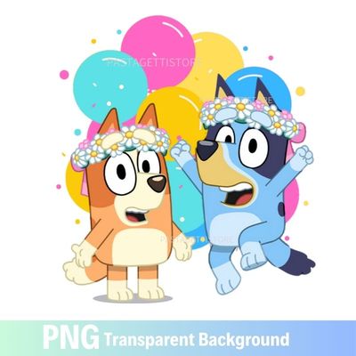 Bluey Bingo PNG Transparent Image