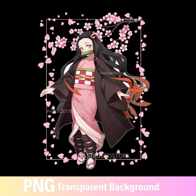 Nezuko Demon Slayer PNG Transparent Image