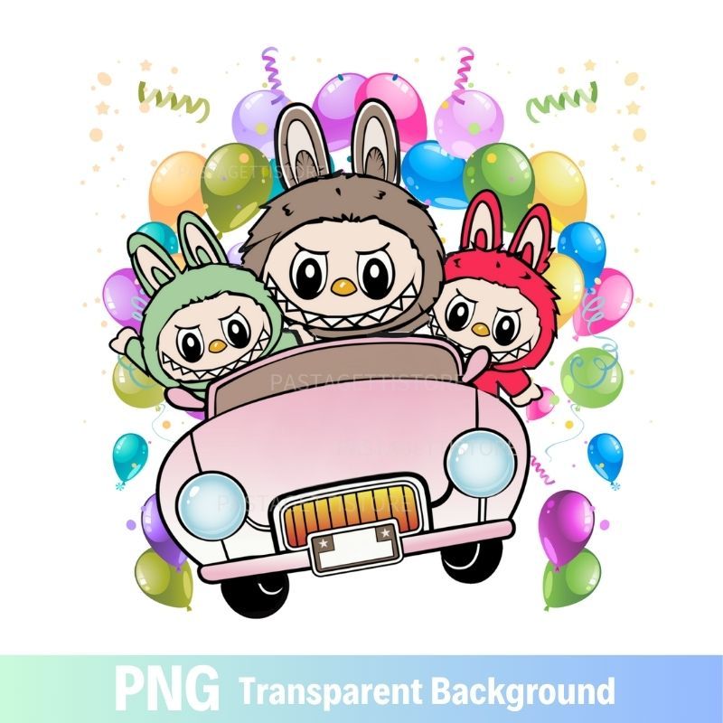 Labubu Party PNG image Clipart