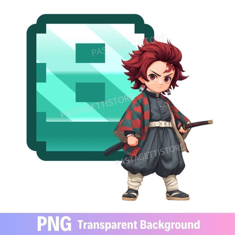 Demon Slayer 8th Birthday PNG Transparent Image