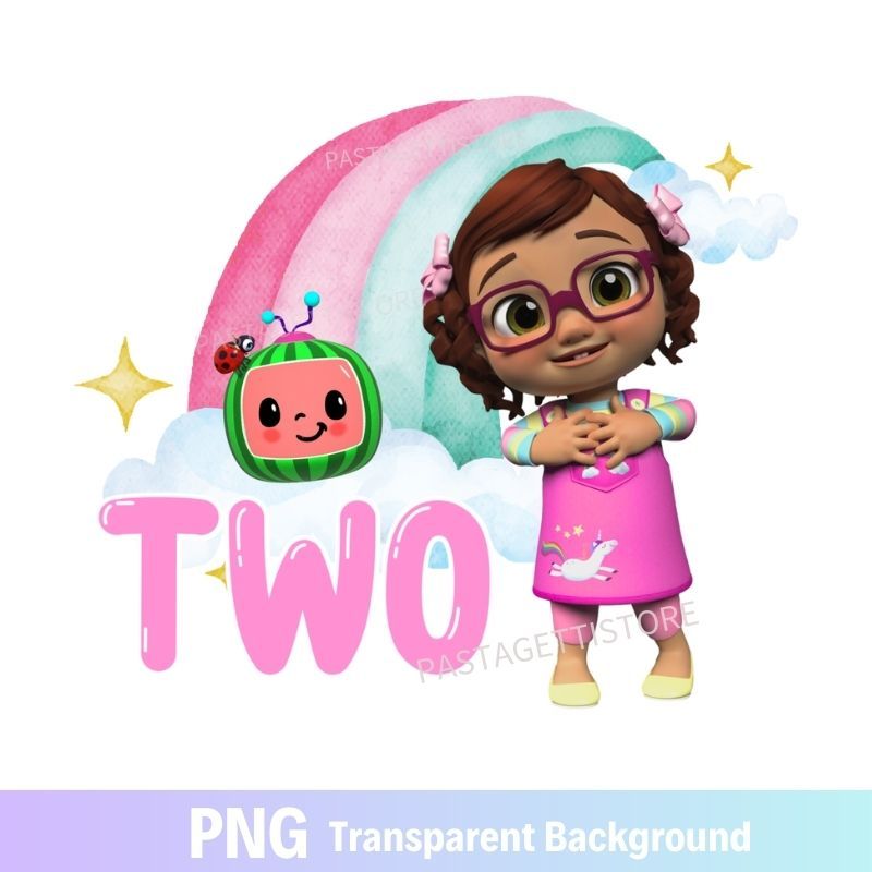 Cocomelon Bella Birthday PNG image 2nd Two
