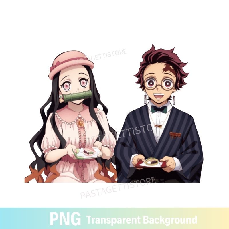 Tanjiro and Nezuko Demon Slayer PNG