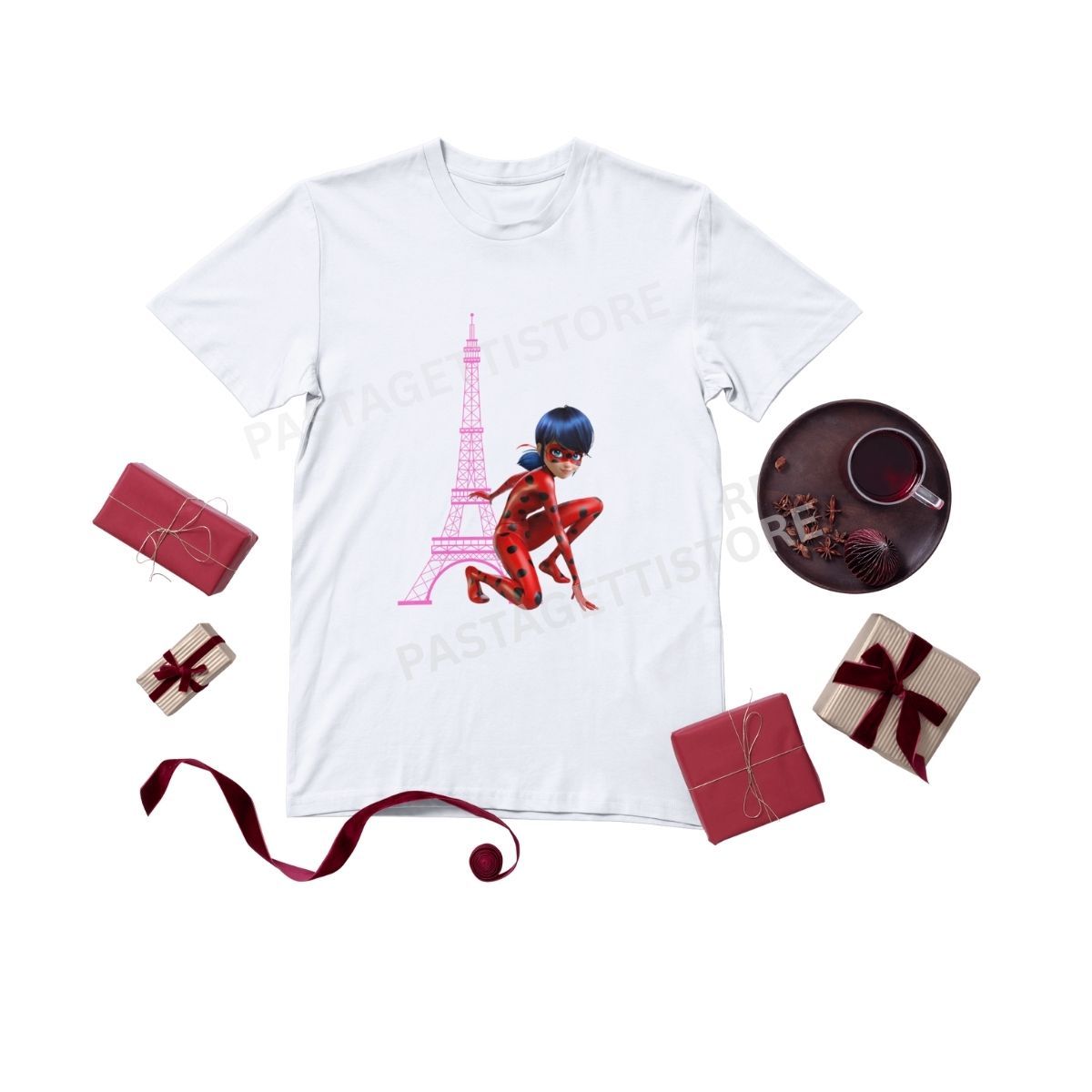 Miraculous Ladybug Eiffel Tower PNG Image