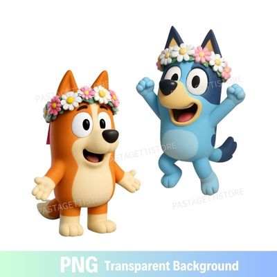 Bluey Bingo 3D PNG Image