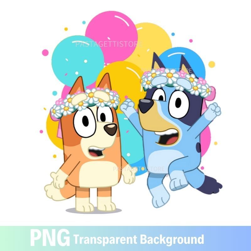 Bluey Bingo PNG Transparent Image