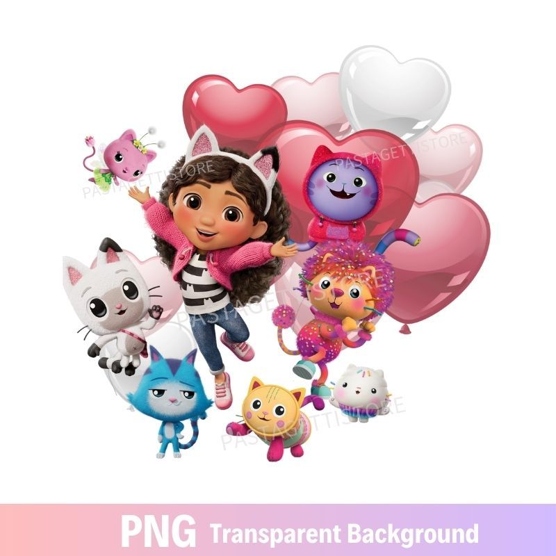 Gabby's Dollhouse Party PNG image Clipart
