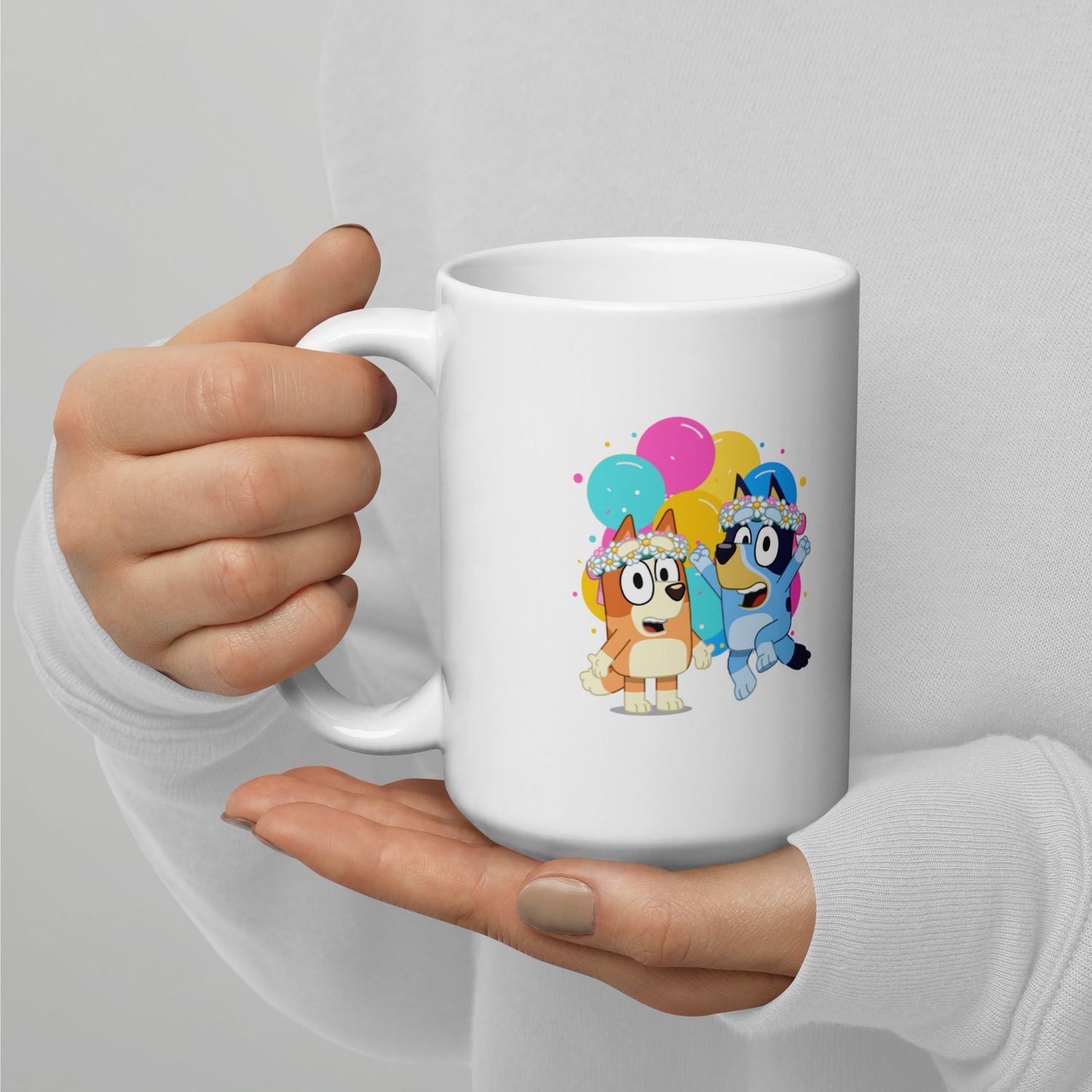 Bluey Bingo White Mug