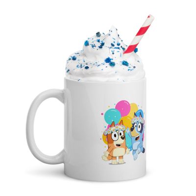 Bluey Bingo White Mug