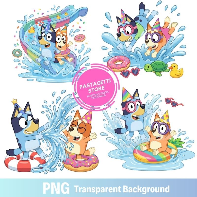 Bundle Bluey Bingo PNG Transparent