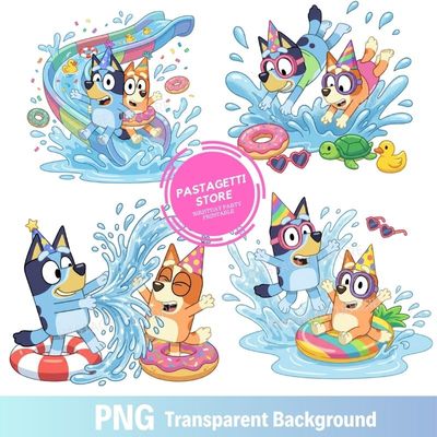 Bundle Bluey Bingo PNG Transparent