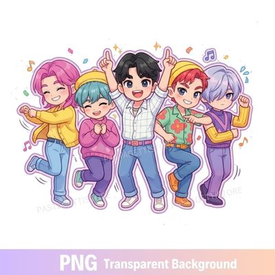 Saja Boys Band PNG Image