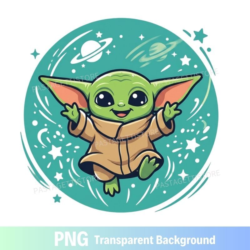 Grogu Baby Yoda Star Wars PNG