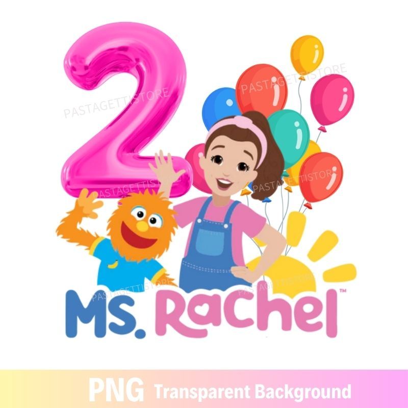 Ms Rachel Birthday PNG image 2nd Two