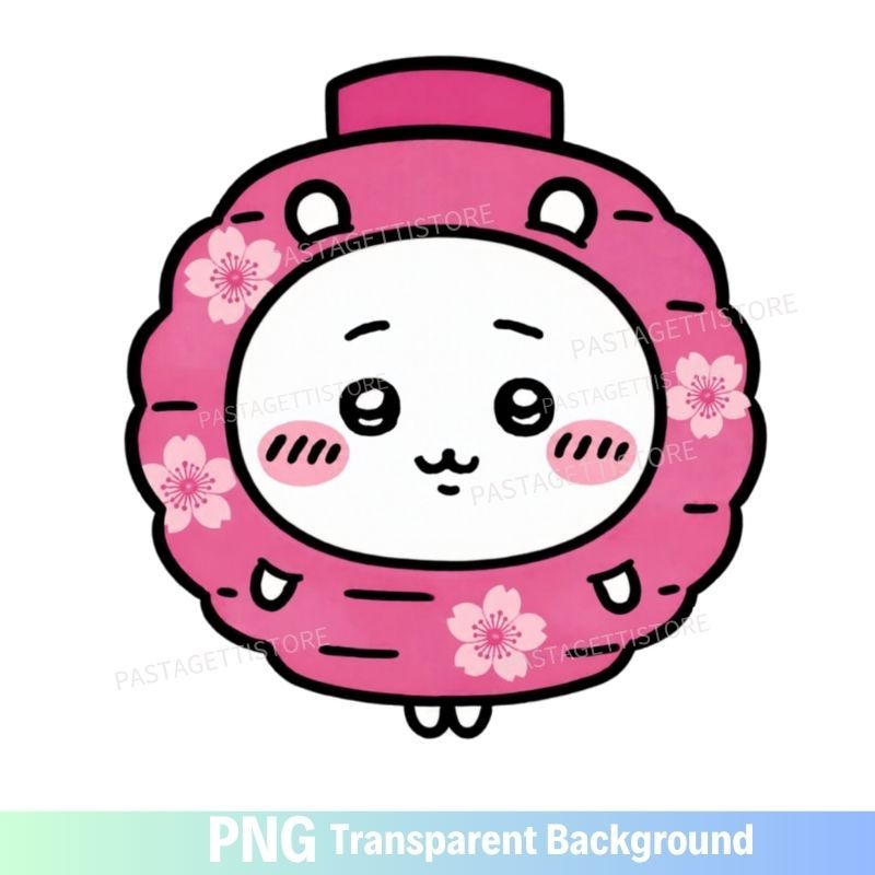 Chiikawa PNG Image Sakura