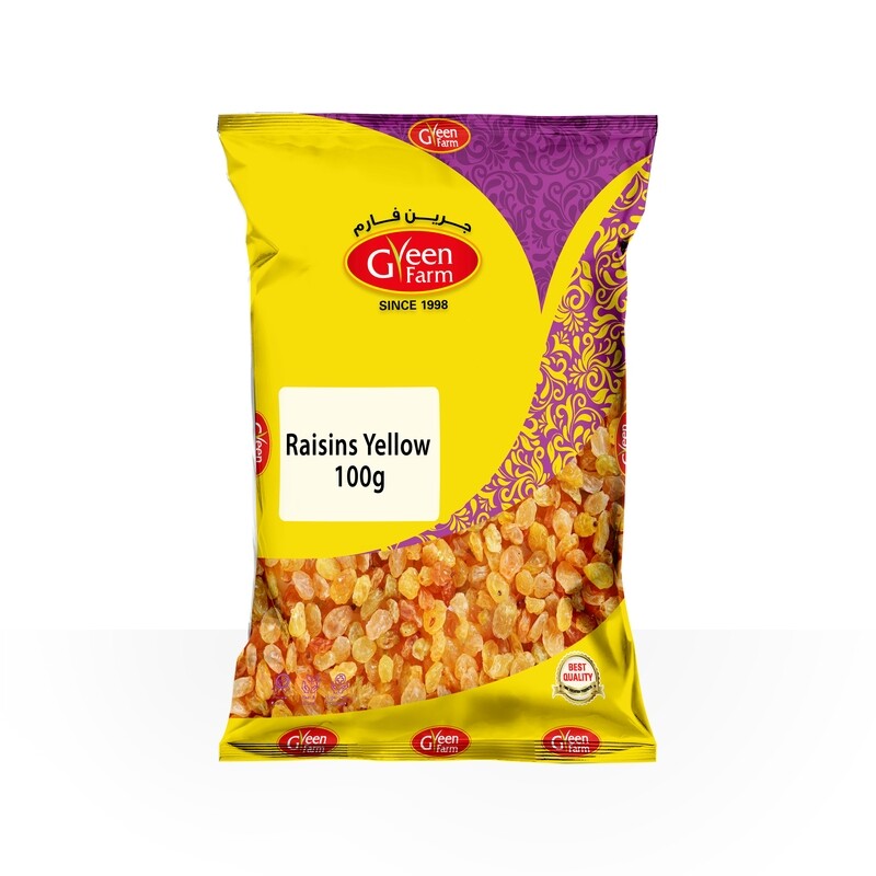 Raisins Yellow 100g