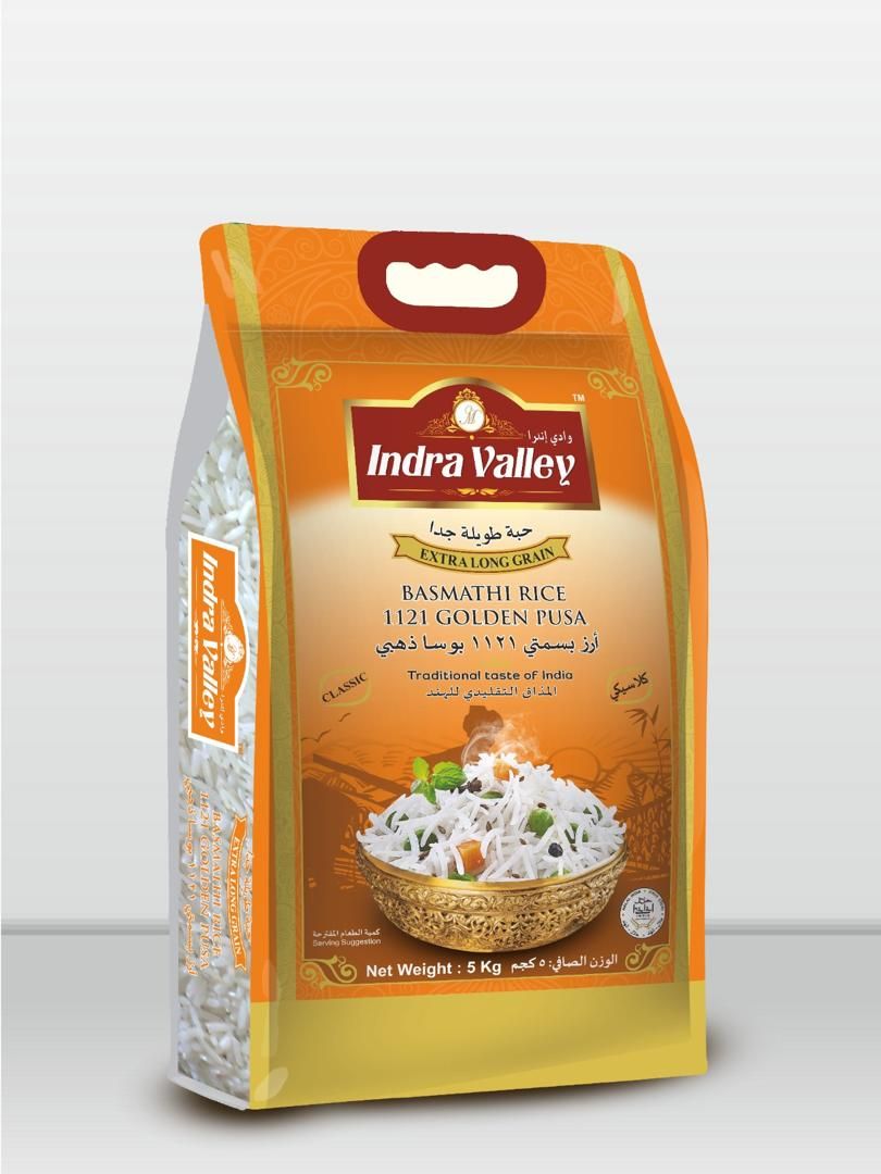 Indra Valley Golden Pusa 1121 Basmati Rice 5kg