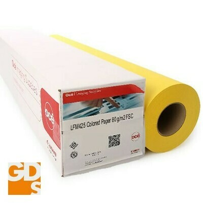 LFM425 Coloured Paper - Bright Yellow, 80 g, 594 mm, 150 m