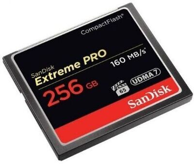 Extreme Pro CompactFlash Memory Card - 256 GB