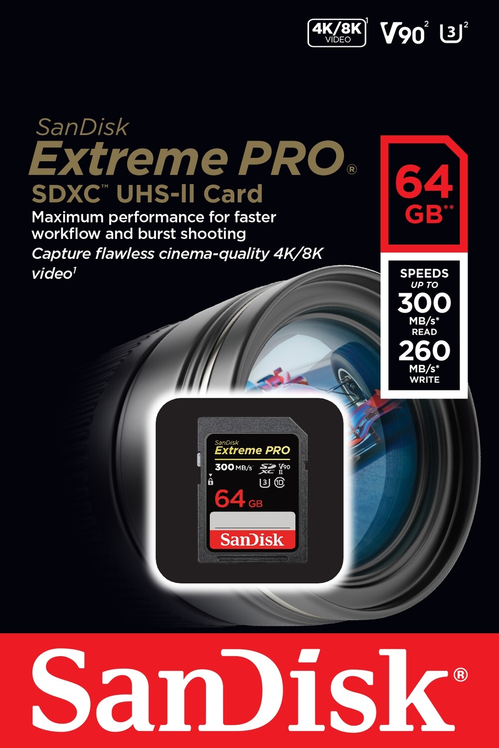 SanDisk 64GB Extreme PRO SDXC UHS-II