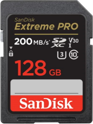 SanDisk 128GB Extreme PRO SDXC UHS-I Memory Card