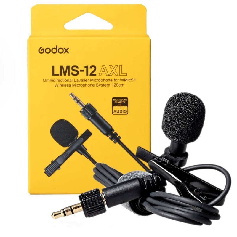 Godox LMS-12 AXL  Lavalier Microphone with  3.5mm Connector