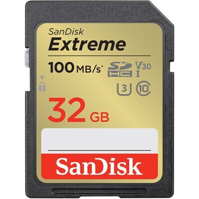 SANDISK 32GB EXTREME UHS-I SDHC