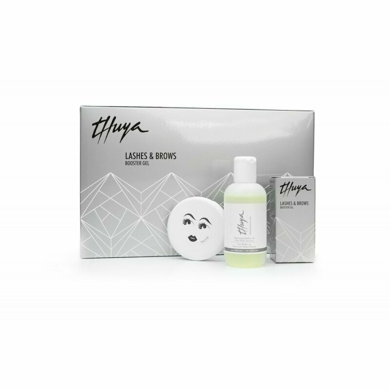 Booster Gel (4ml) - Cofanetto con struccante acquoso (100ml) e specchietto - Thuya