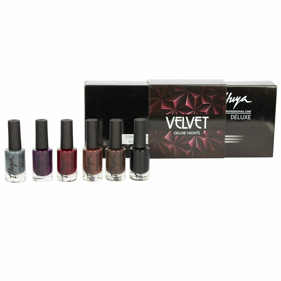Smalto Deluxe Thuya - Velvet collection, Colore: Cofanetto (6pz)