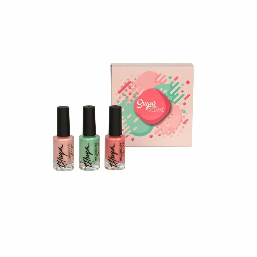 Smalto Deluxe Thuya - Sugar collection, Colore: Cofanetto (3pz)