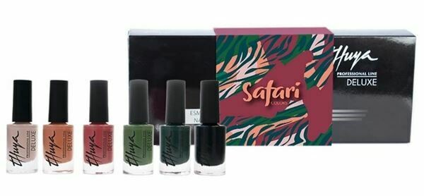 Smalto Deluxe Thuya - Safari collection, Colore: Cofanetto (6pz)