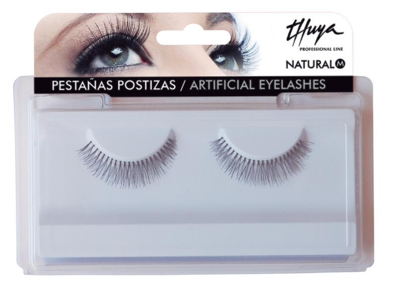 Ciglia finte in striscia (coppia) - Natural M Thuya