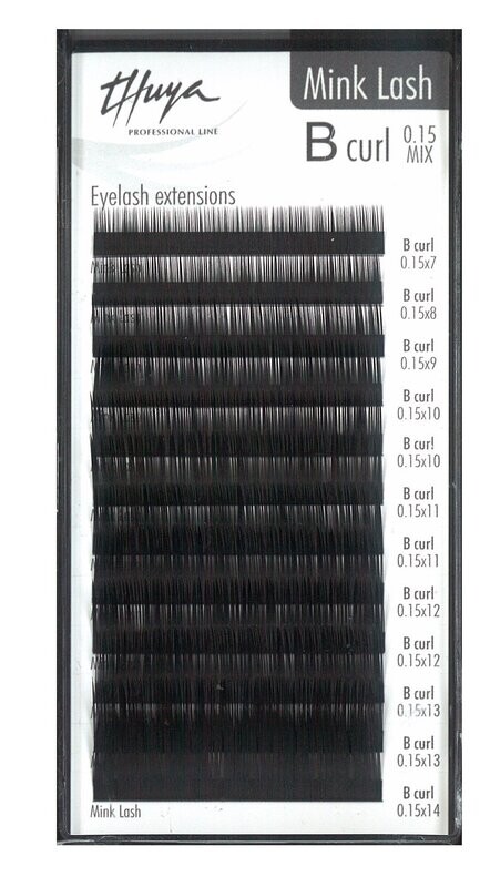 Extension ciglia MINK - B 0,15mm Extension ciglia MINK - B 0,15mm