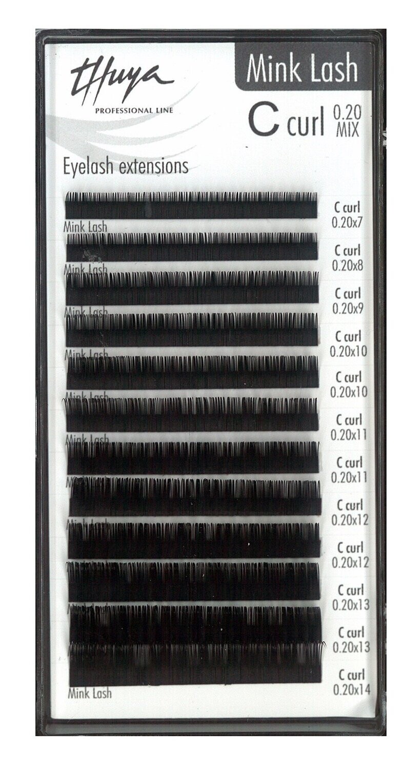 Extension ciglia MINK - C 0,20mm