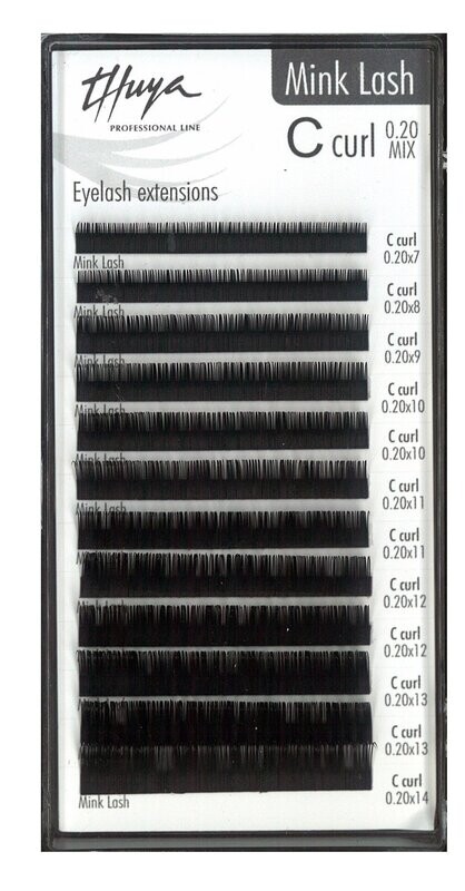 Extension ciglia MINK - C 0,20mm Extension ciglia MINK - C 0,20mm