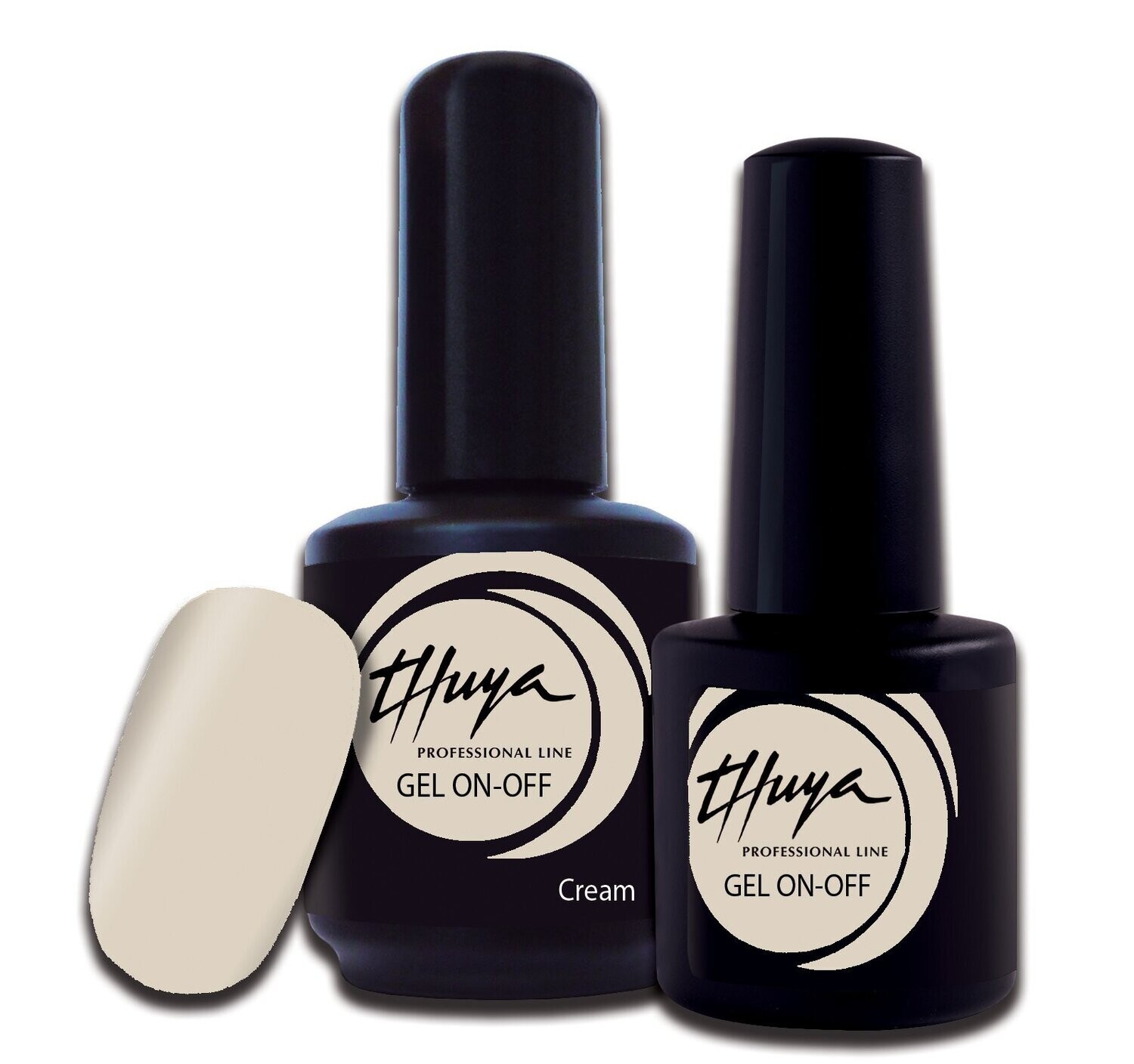 Smalto semipermanente Thuya - Gel ON OFF - 002 - Cream