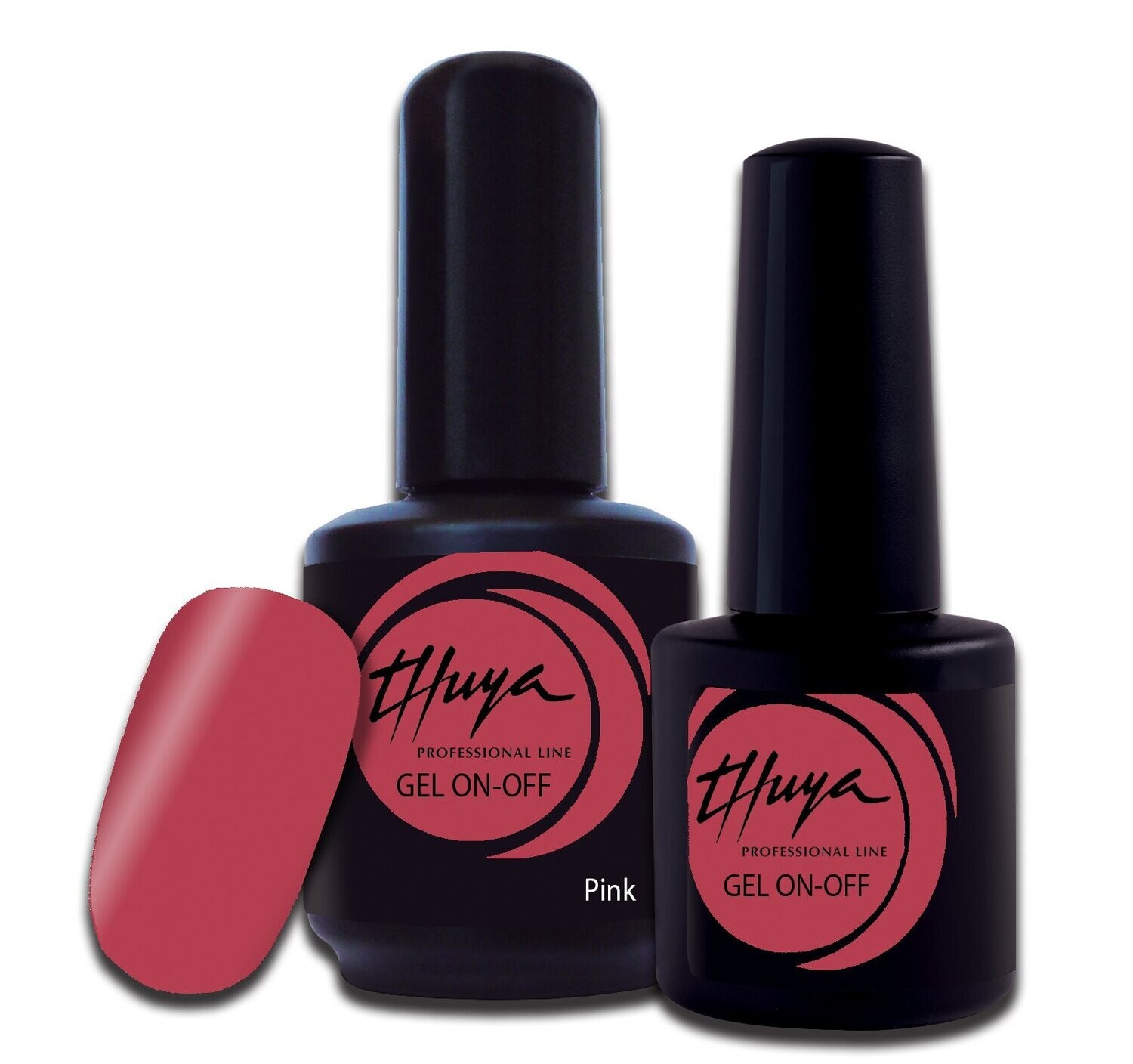 Smalto semipermanente Thuya - Gel ON OFF - 007 - Pink, Formato: 7 ml