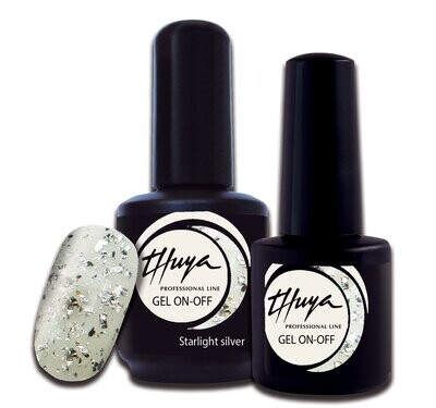 Smalto semipermanente Thuya - Gel ON OFF - 068 - Starlight silver Smalto semipermanente Thuya - Gel ON OFF - 068 - Starlight silver