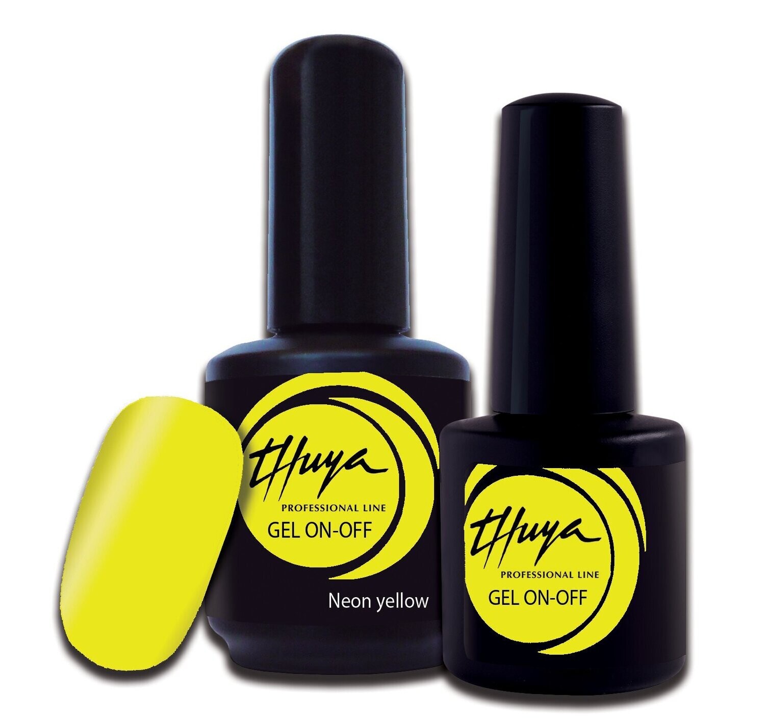 Smalto semipermanente Thuya - Gel ON OFF - 123 - Neon yellow
