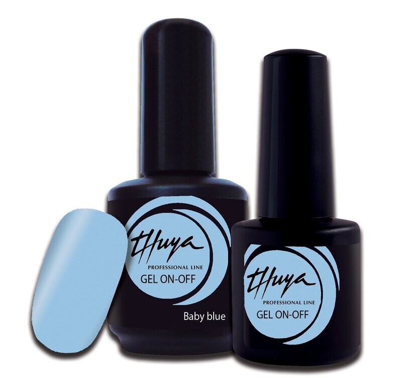 Smalto semipermanente Thuya - Gel ON OFF - 154- Baby blue Smalto semipermanente Thuya - Gel ON OFF - 154- Baby blue