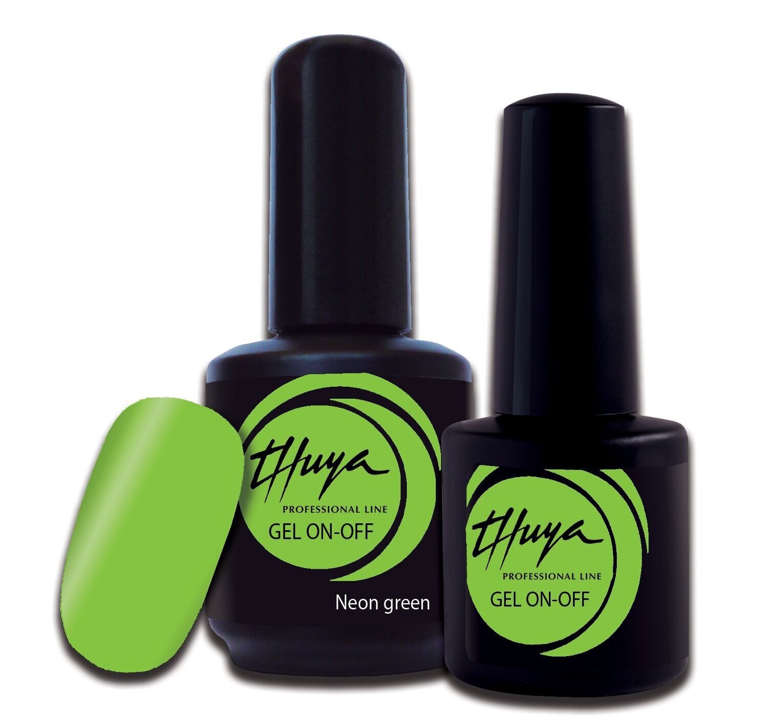 Smalto semipermanente Thuya - Gel ON OFF - 163- Neon green