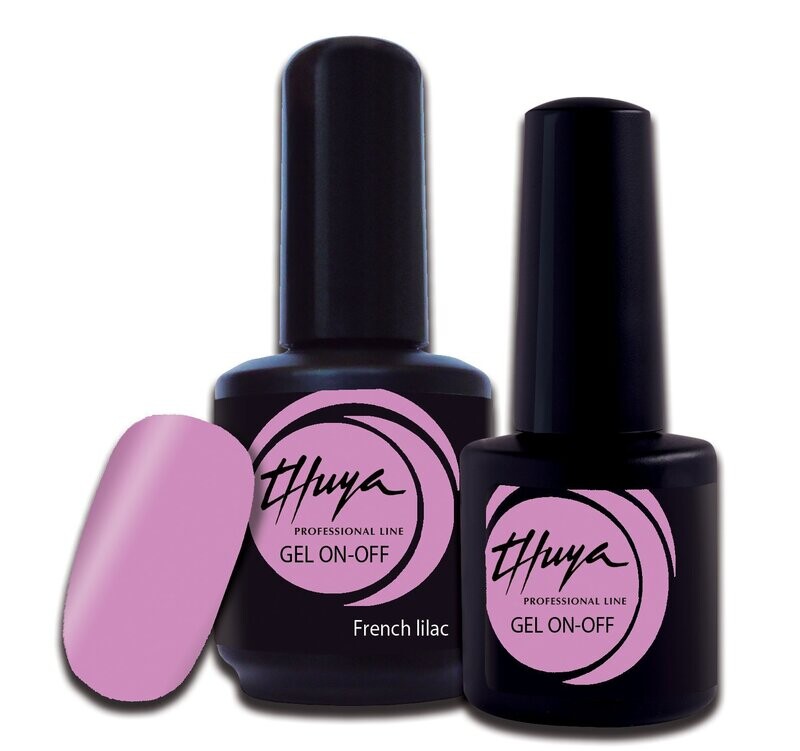 Smalto semipermanente Thuya - Gel ON OFF - 165- French lilac