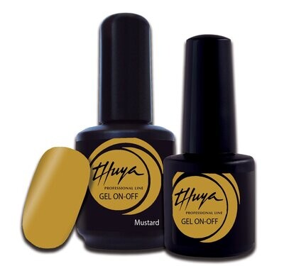 Smalto semipermanente Thuya - Gel ON OFF - 171- Mustard