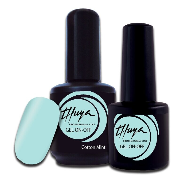 Smalto semipermanente Thuya - Gel ON OFF - 194 - Cotton mint