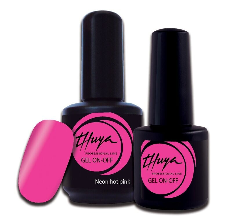 Smalto semipermanente Thuya - Gel ON OFF - 178- Neon hot pink