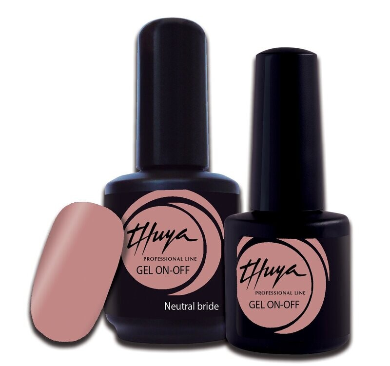 Smalto semipermanente Thuya - Gel ON OFF - 184- Neutral bride