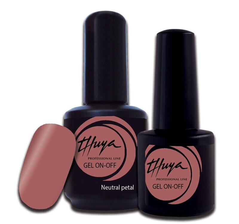 Smalto semipermanente Thuya - Gel ON OFF - 182- Neutral petal